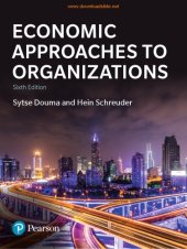 book Economic approaches to organizations