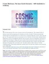 book Cosmic Disclosure; Inner Earth Chronicles