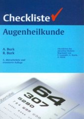 book Checkliste Augenheilkunde