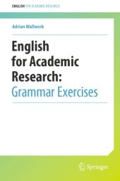 book English for Academic Research: Grammar Exercises