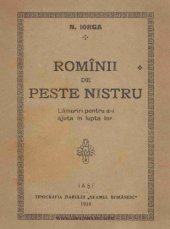 book Romînii de peste Nistru