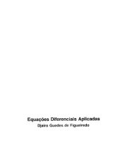 book Equações Diferenciais Aplicadas