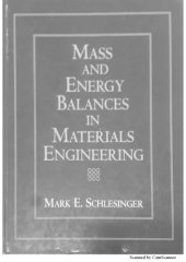 book Mass and Energy Balances for Materials Engineering