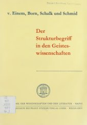 book Der Strukturbegriff in den Geistewissenschaften