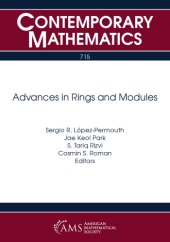 book Advances in Rings and Modules