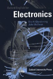 book John McEwan, Oxford English for Electronics