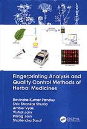 book Fingerprinting analysis and quality control methods of herbal medicines