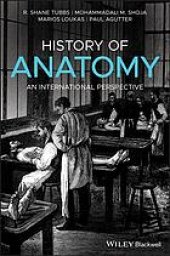 book History of Anatomy: An International Perspective