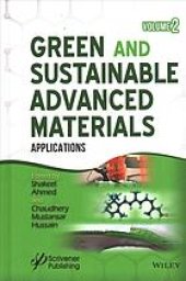 book Green and Sustainable Advanced Materials: Applications