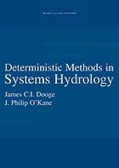 book Deterministic methods in systems hydrology