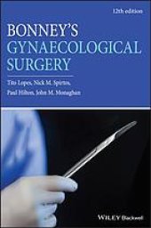 book Bonney's gynaecological surgery