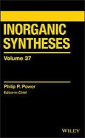 book Inorganic syntheses. Volume 37