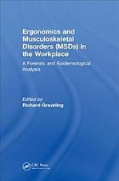 book Ergonomics and musculoskeletal disorders (MSDs) in the workplace: a forensic and epidemiological analysis