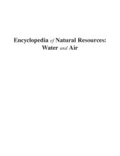 book Encyclopedia of Natural Resources - Water and Air