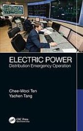 book Electric power: distribution emergency operation