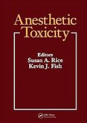 book Anesthetic toxicity