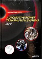 book Automotive power transmission systems