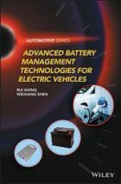 book Advanced battery management technologies for electric vehicles