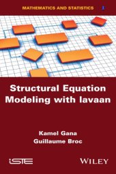 book Structural equation modeling with Lavaan