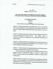 book Ley 88 de 22 de noviembre de 2010 que reconoce las lenguas y los alfabetos de los pueblos indígenas de Panamá