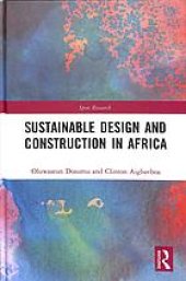 book Sustainable design and construction in Africa