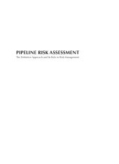 book Pipeline risk assessment: the definitive approach and its role in risk management