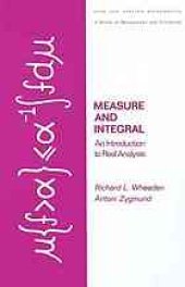 book Measure and Integral: an Introduction to Real Analysis