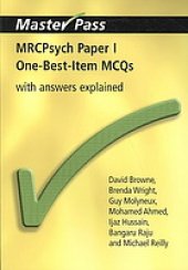 book MRCPsych paper 1 one-best-item MCQs: with answers explained