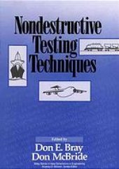 book Nondestructive testing techniques