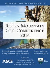 book Rocky Mountain Geo-Conference 2016: proceedings of the 2016 Rocky Mountain Geo-Conference, November 4, 2016, Golden, Colorado