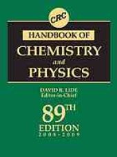 book CRC handbook of chemistry and physics : a ready-reference book of chemical and physical data, 2012-2013 / W.M. Haynes, David R. Lide, editors.