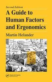 book A guide to human factors and ergonomics