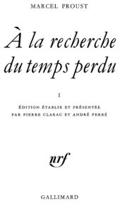 book A la recherche du temps perdu