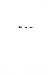 book Statisztika - Statisztikai módszerek a társadalomkutatásban