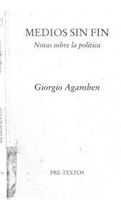 book Medios sin fin: Notas sobre la política