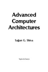 book Advanced Computer Architectures