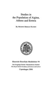 book Studies in the Population of Aigina, Athens and Eretria