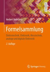 book Formelsammlung: Elektrotechnik, Elektronik, Messtechnik, analoge und digitale Elektronik