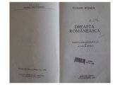 book Dreapta Românească