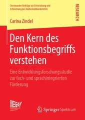 book Den Kern des Funktionsbegriffs verstehen: Eine Entwicklungsforschungsstudie zur fach- und sprachintegrierten Förderung