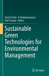 book Sustainable Green Technologies for Environmental Management