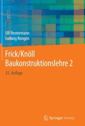 book Frick/Knöll Baukonstruktionslehre 2