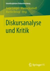 book Diskursanalyse und Kritik