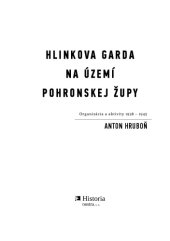 book Hlinkova garda na území Pohronskej župy. Organizácia a aktivity 1938 – 1945