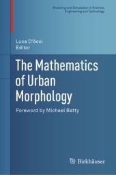 book The Mathematics of Urban Morphology