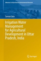 book Irrigation Water Management for Agricultural Development in Uttar Pradesh, India