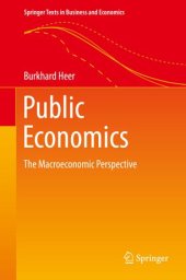 book Public Economics: The Macroeconomic Perspective