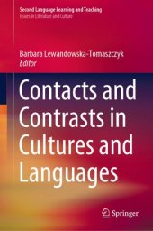 book Contacts and Contrasts in Cultures and Languages