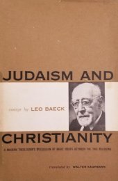 book Judaism and Christianity