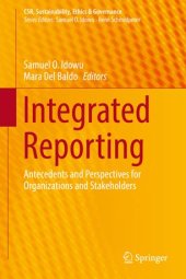 book Integrated Reporting: Antecedents and Perspectives for Organizations and Stakeholders